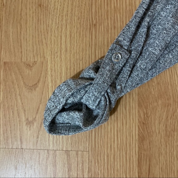 2 Dye 4 long sleeve heather grey knit tunic - Picture 3 of 8